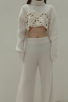 SWAYING/KNIT Seamless Mohair Pants-Double Layer SW211XZ04